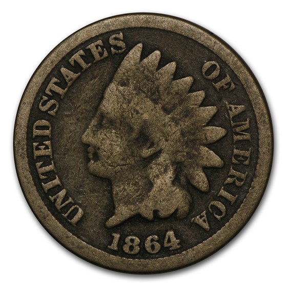 1864 Indian Head Cent Copper-Nickel Good 1864 Indian Head Cent Copper-Nickel Good